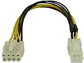 Goobay ATX/EPS 4-pin - ATX/EPS 8-pin, 0.24m, Wielokolorowy (51358)