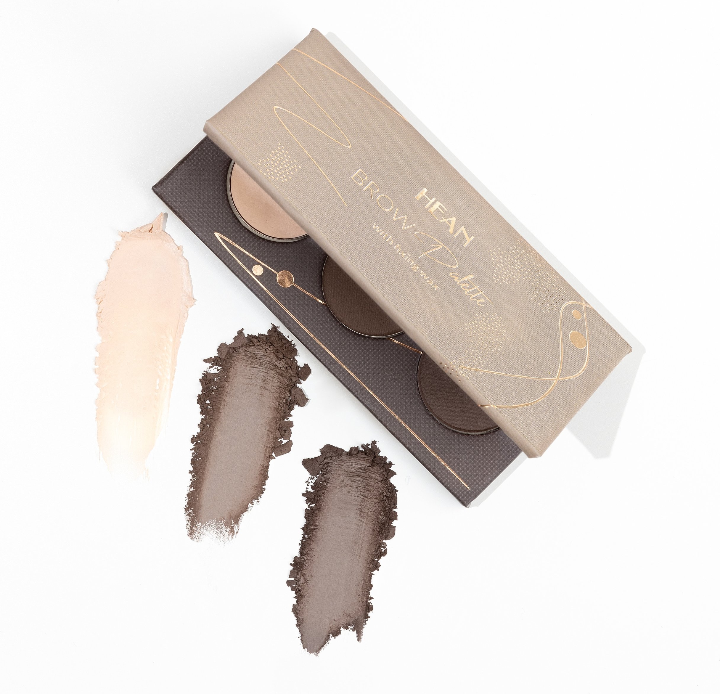 Hean Paleta do brwi z cieniem rozświetlającym Brow Palette 6g Blond/Brown (01)