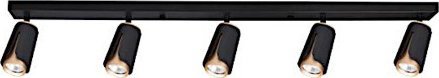 Kinkiet Mojeledy Kinkiet GU10 LED x5 czarno-złoty (IK265B)