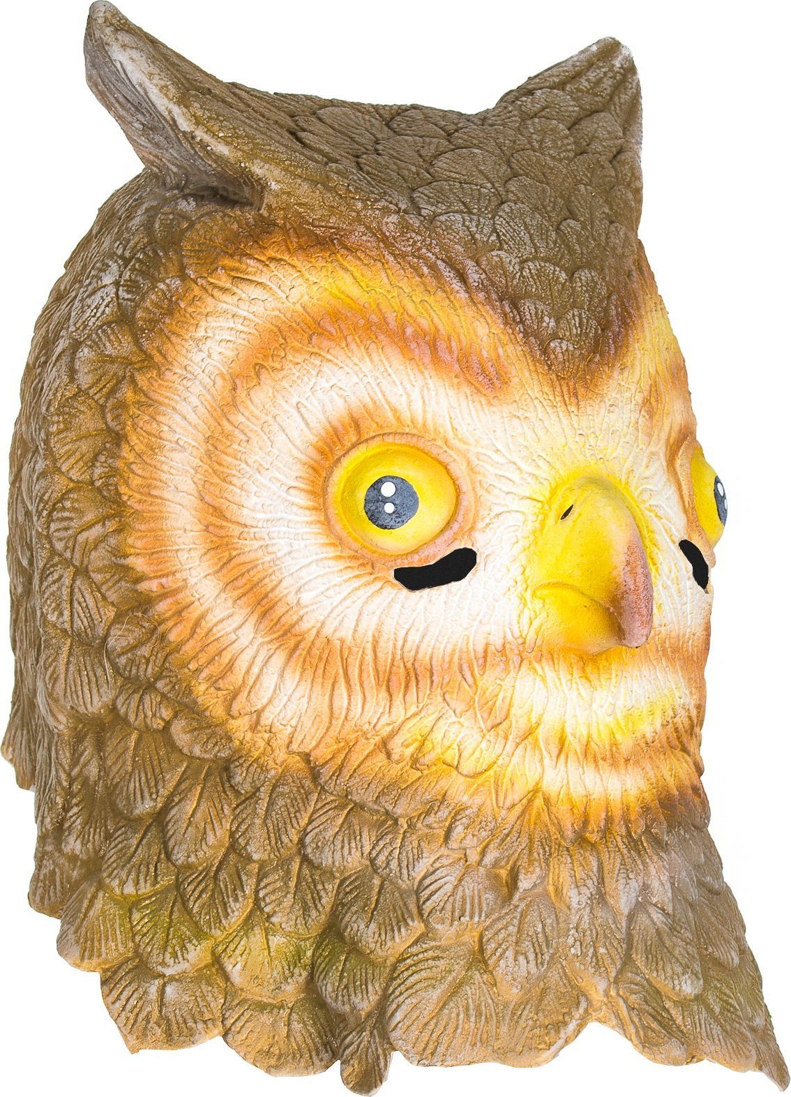 Profesjonalna lateksowa maska SOWA głowa sowy