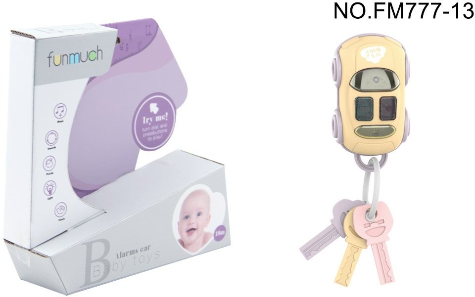 Zestaw Miękkich Kluczy i Brelok z Funkcją Świateł dla Najmłodszych EDUKAMP