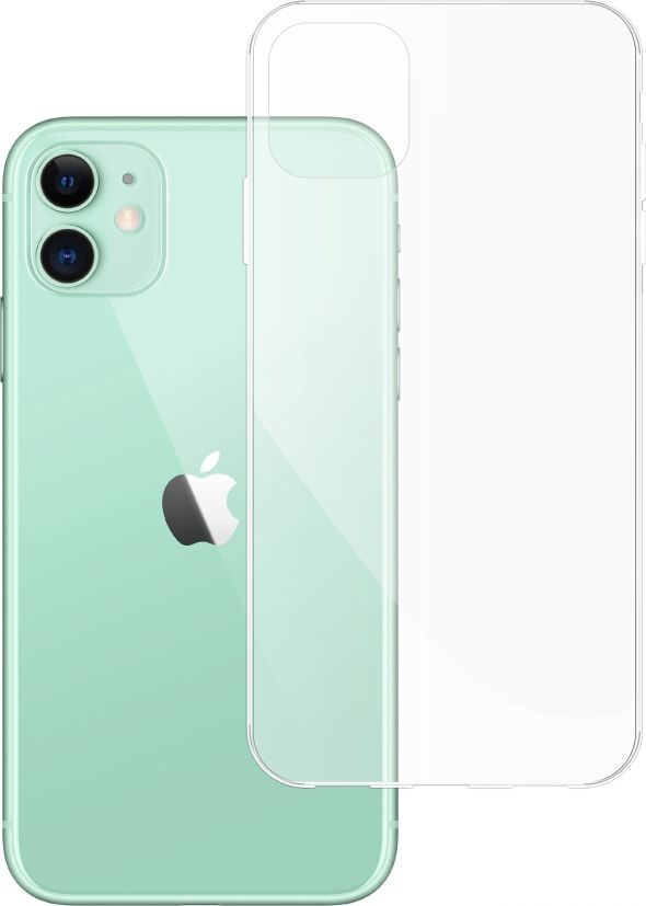 etumi Etui Do Iphone 11 Gumowe Slim Clear View Pokrowiec Ochronny / Futerał Obudowa / Ochrona Clear Cover Bezbarwne Slim Case0005