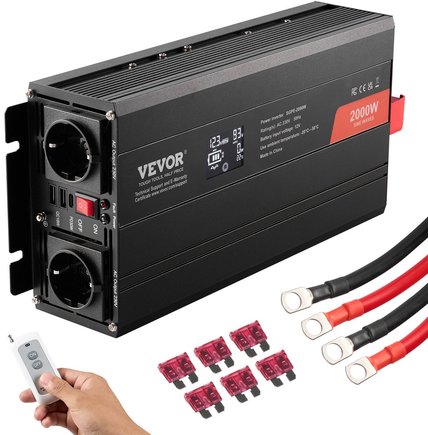 Przetwornica napięcia falownik 5000 W