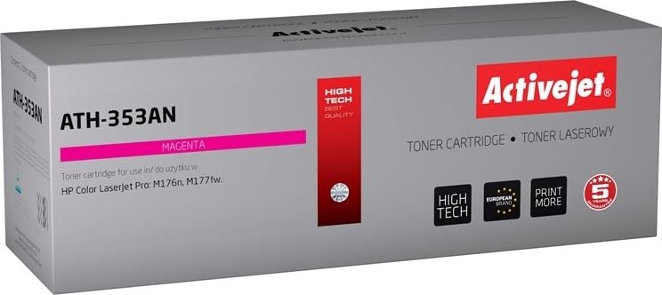 Toner Activejet Activejet Toner Activejet ATH-353AN (zamiennik HP 205A CF353A; Supreme; 1100 stron; czerwony)