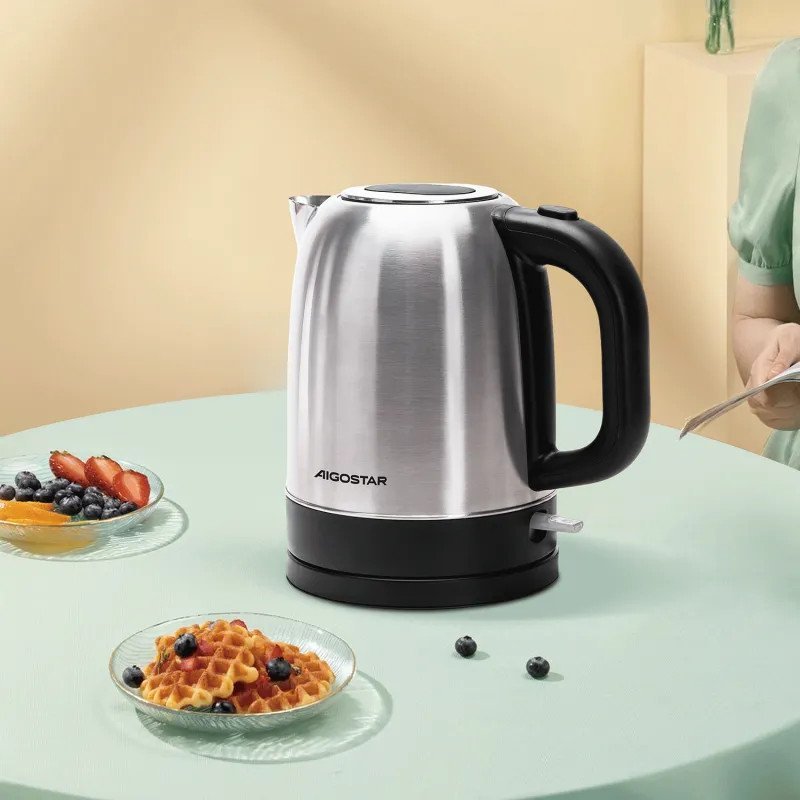 Czajnik Aigostar 1850-2200W 1,7L czajnik elektryczny ze stali nierdzewnej 1850-2200W 1,7L czajnik elektryczny ze stali nierdzewnej