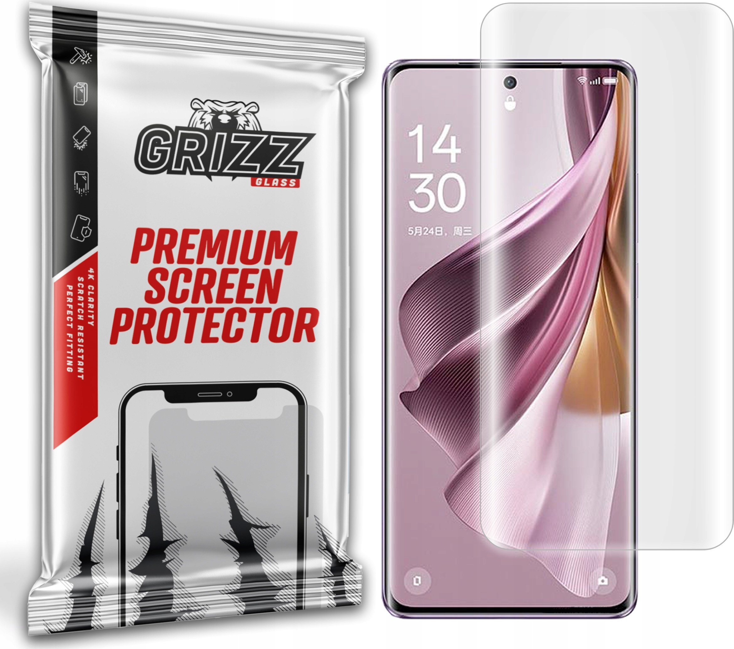 GrizzGlass Folia hydrożelowa GrizzGlass Hydrofilm do Oppo Reno10 Pro+