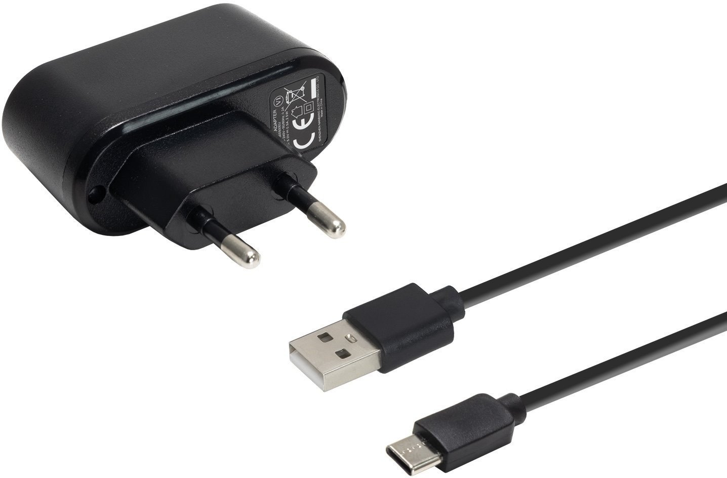 EVOLVEO Nabíječka USB-C pro mobilní telefony, černá