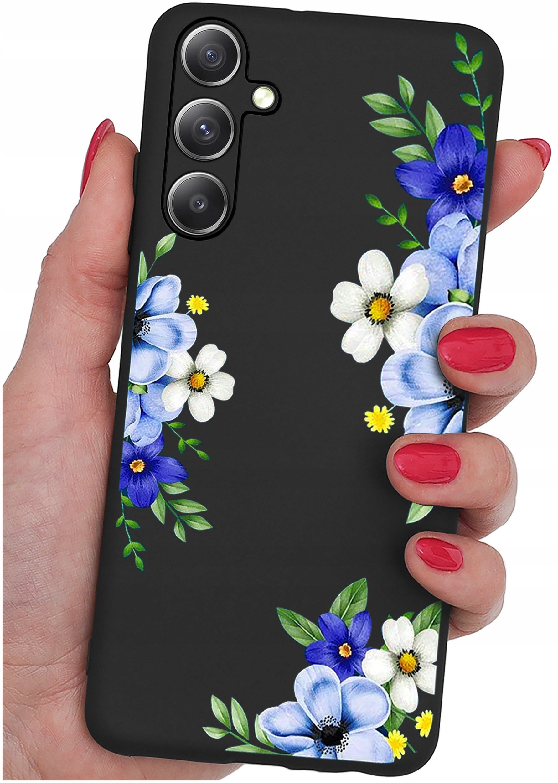 Etui do Samsung Galaxy S24 FE WZORY |SILIKONOWE MATT CASE + SZKŁO 9H