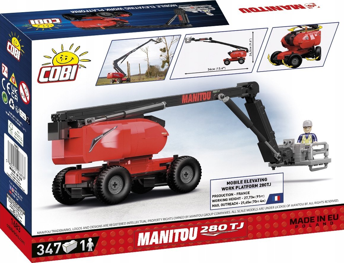Cobi COBI 1683 Manitou 280 TJ 347 klocków
