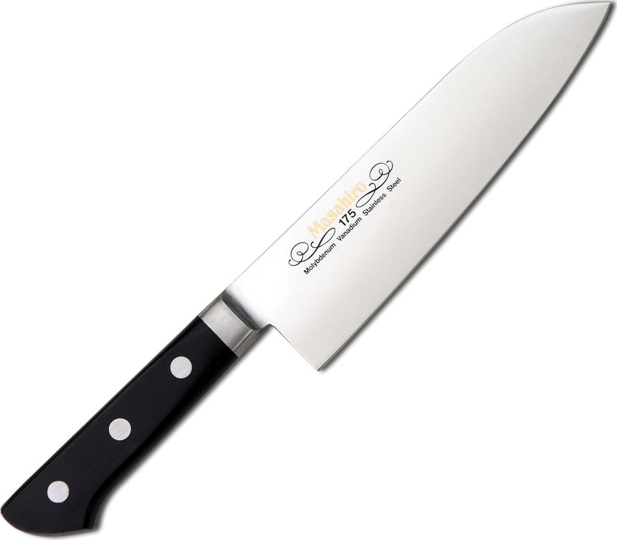 Masahiro Nóż Masahiro MV Santoku 175mm [13723] uniwersalny