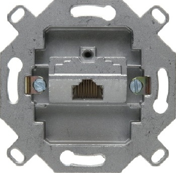 Hager Gniazdo przyłączeniowe UAE 8-bieg. kat. 5e ekranowane mechanizm (534554)