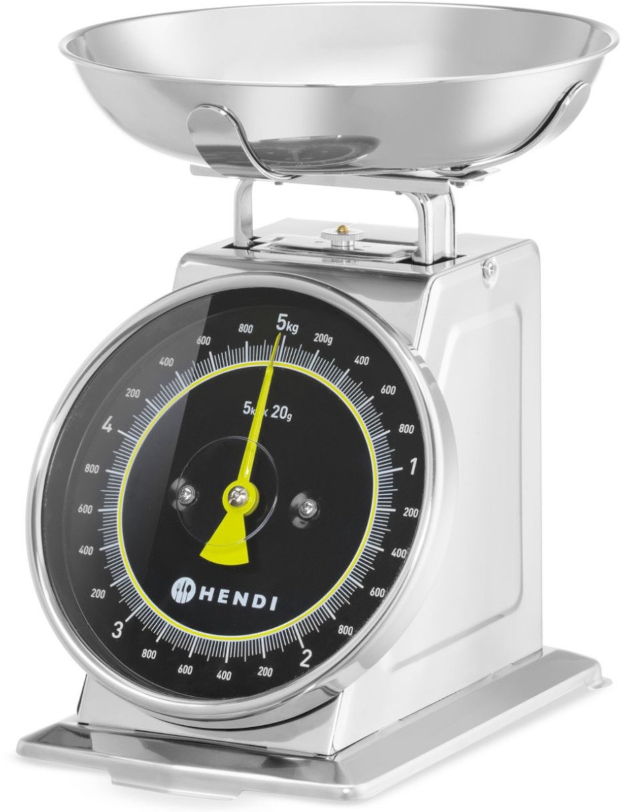 Waga kuchenna analogowa z szalką STAL 5 kg Waga kuchenna analogowa z szalką STAL 5 kg