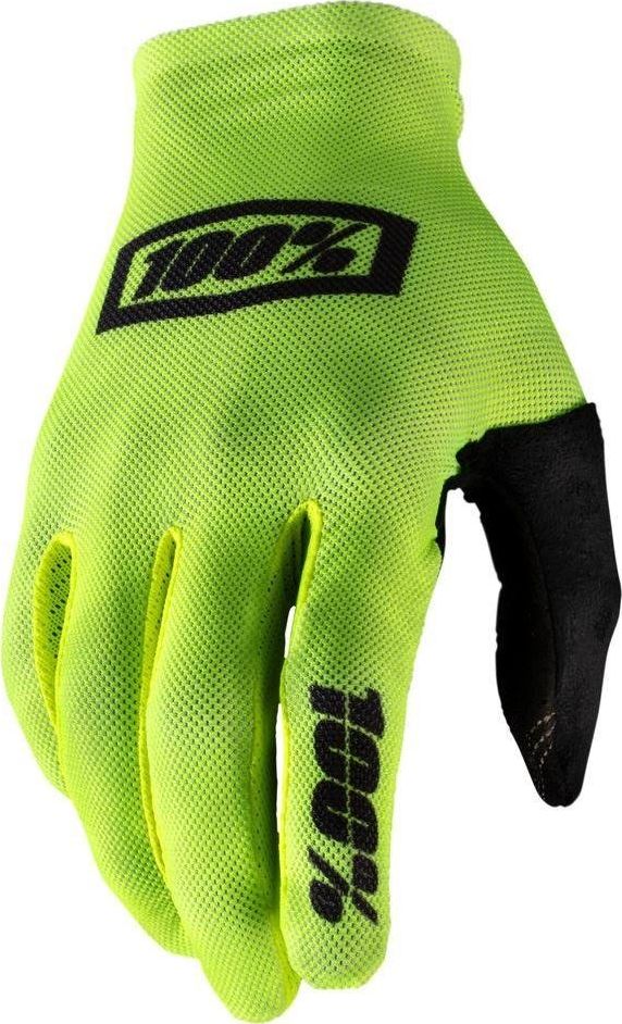 100% Rękawiczki 100% CELIUM Glove fluo yellow black roz. S (długość dłoni 181-187 mm) (NEW)