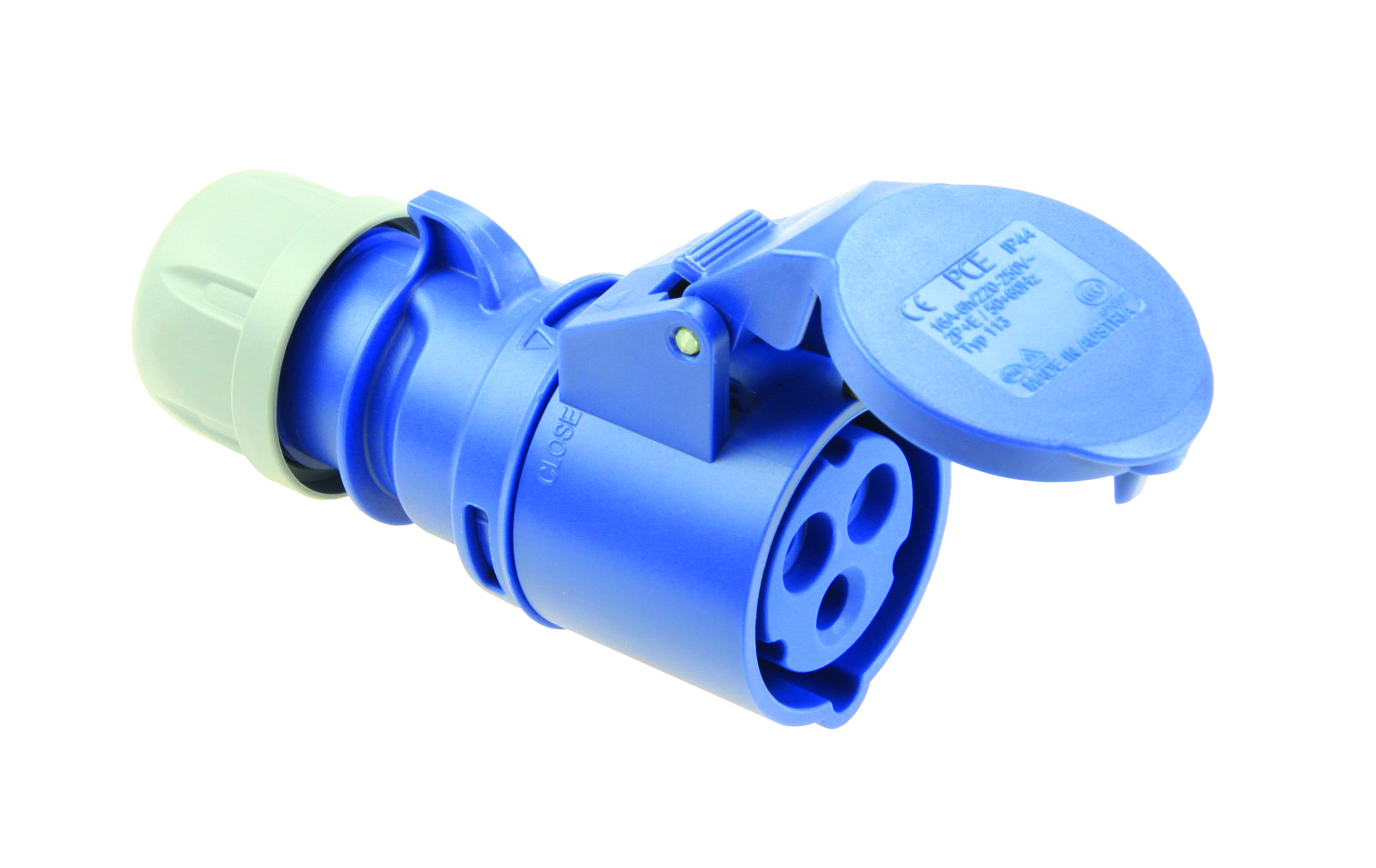 PCE Gniazdo przenośne Shark 16A 230V 2P+Z IP44 213-6