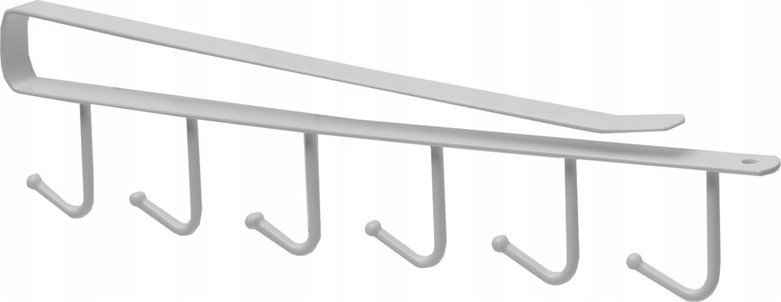Domex Metalowy podwieszany wieszak Biały Organizer