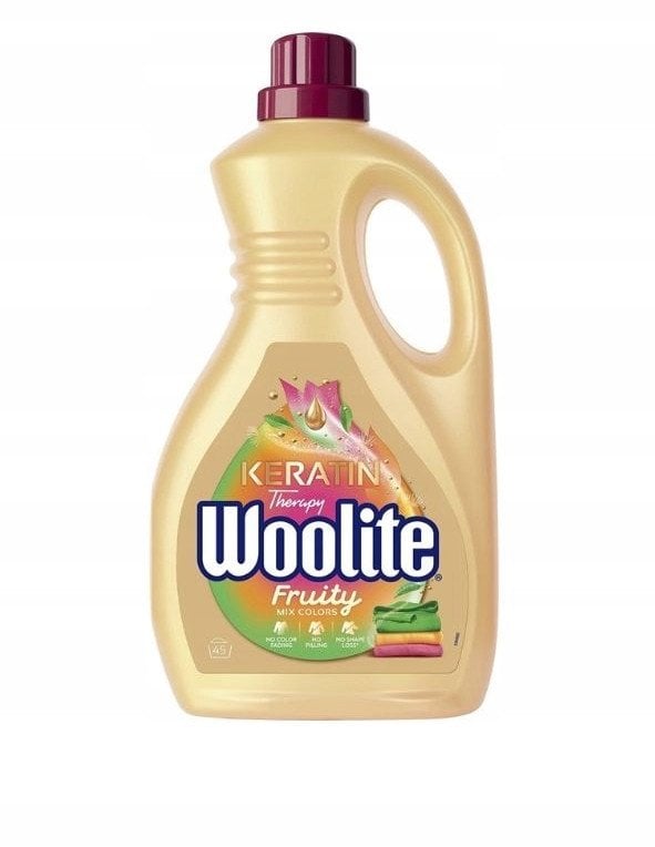 Woolite Płyn do tkanin kolorowych Keratin Fruity 2.7L