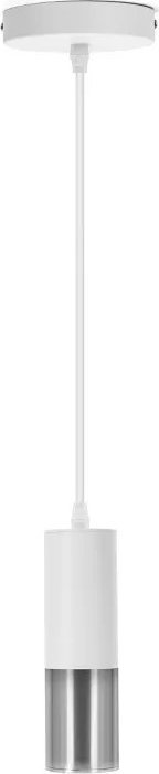 Lampa wisząca Aigostar Metalowa wisząca lampa matowa biała GU10 Żelazna lampa wisząca biała bez źródła światła GU10