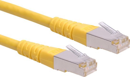Roline ROLINE S/FTP- (PiMF- )Patch Cable Kat.6, yellow, 7m (21.15.1372)