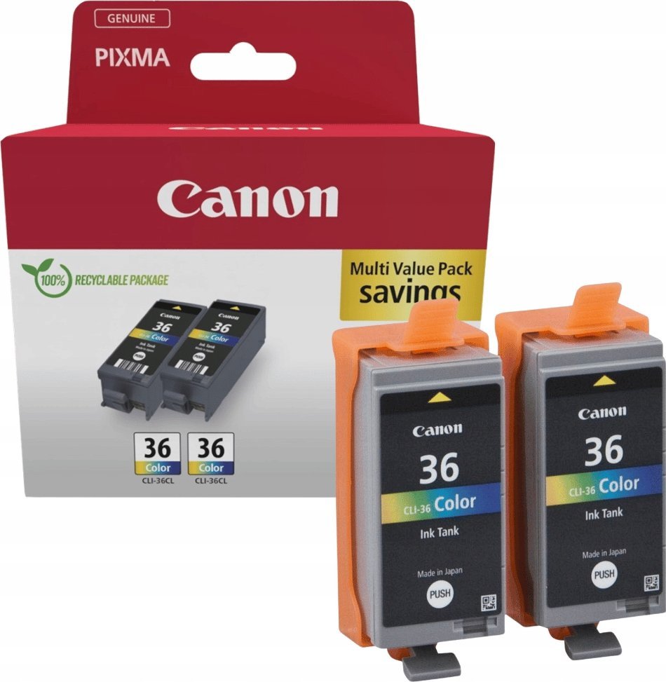 Toner Canon Canon CARTRIDGE CLI-36 Twin Pack