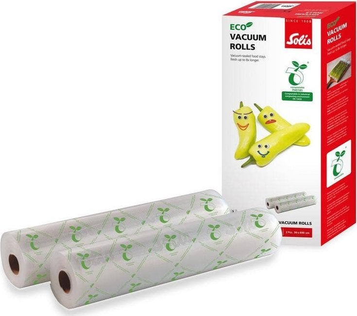 Solis Solis Eco Rolls 30x600cm 2 Rollen Vakuumierfolien