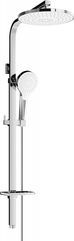 Zestaw prysznicowy Mexen Mexen Q05 kolumna prysznicowa chrom/biała - 798050595-00