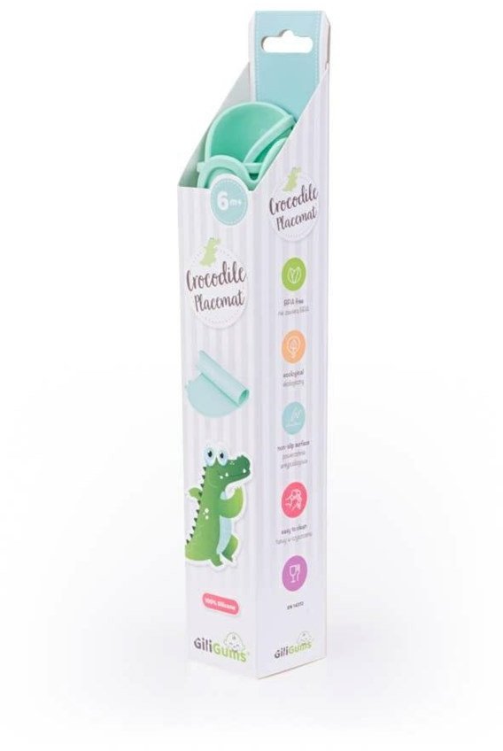 Podkładka silikonowa Krokodyl miętowa