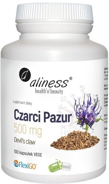 Aliness, Czarci Pazur 500mg x100 VEGE caps one size