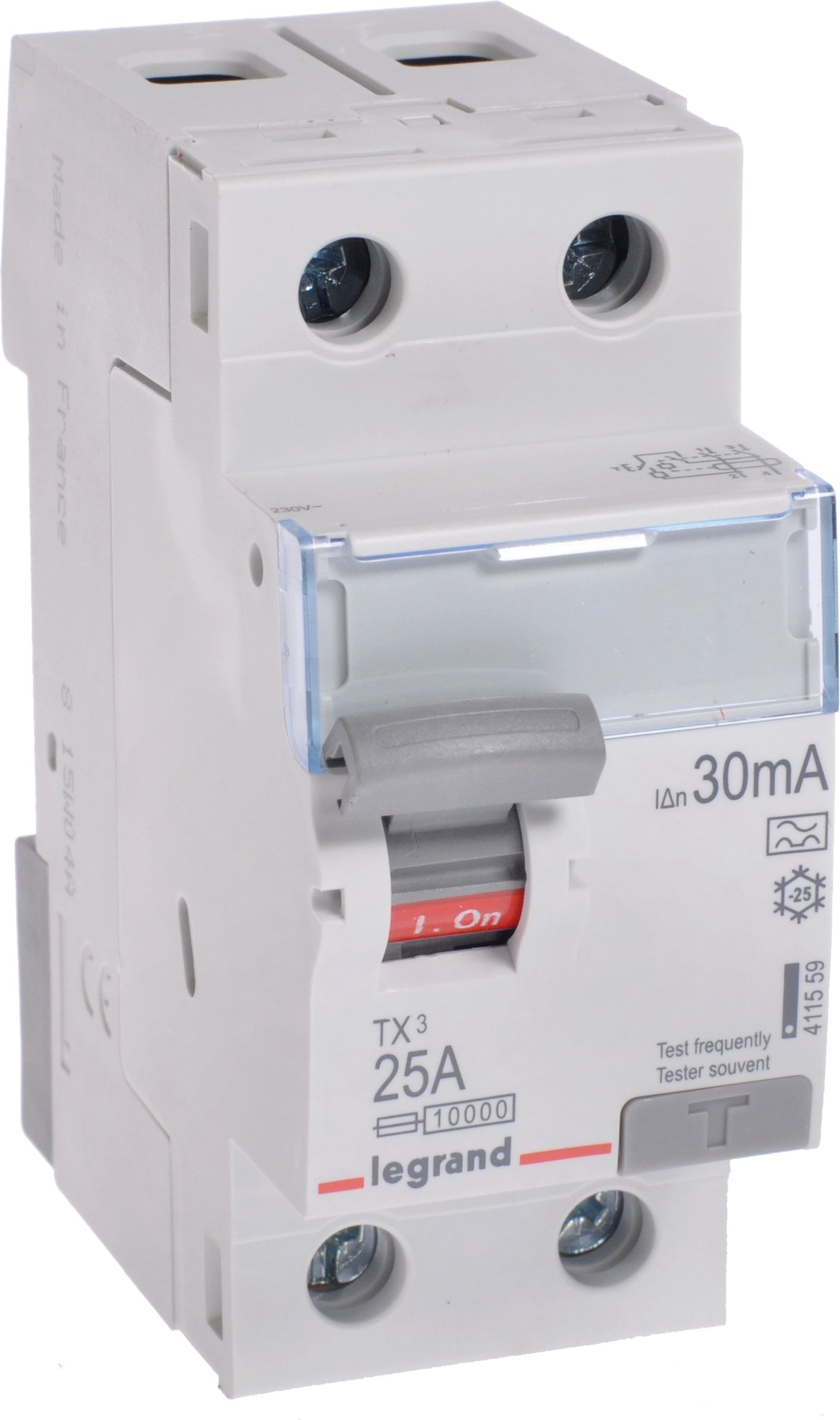 Legrand Wyłącznik różnicowoprądowy 2P 25A 0,03A typ A P302 - 411559