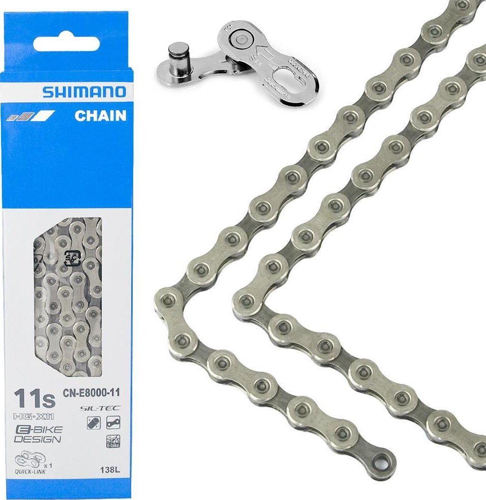Shimano Łańcuch 11 rzędowy Shimano Steps CN-E8000 138 ogniw + spinka