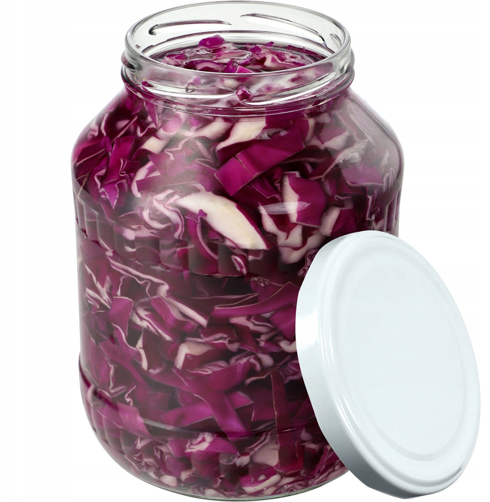 KADAX Słoik Słój Szklany 1,7L Na Przetwory Ogórki Nalewki + Zakrętka Fi89