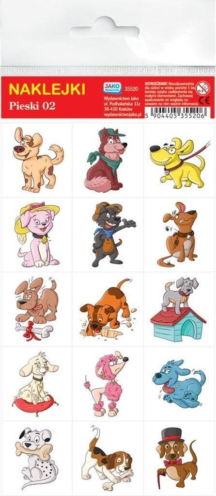 Wydawnictwo Jako Naklejki. Pieski