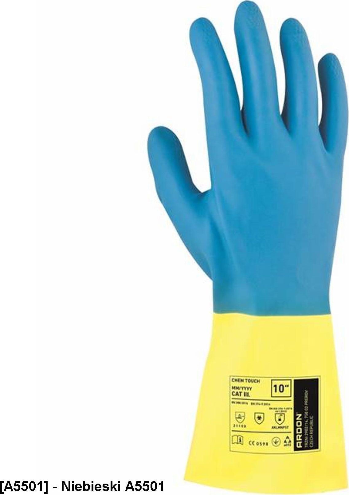 Ardon ARDON CHEM TOUCH - rękawice chemiczne, Lateks / Neopren 09