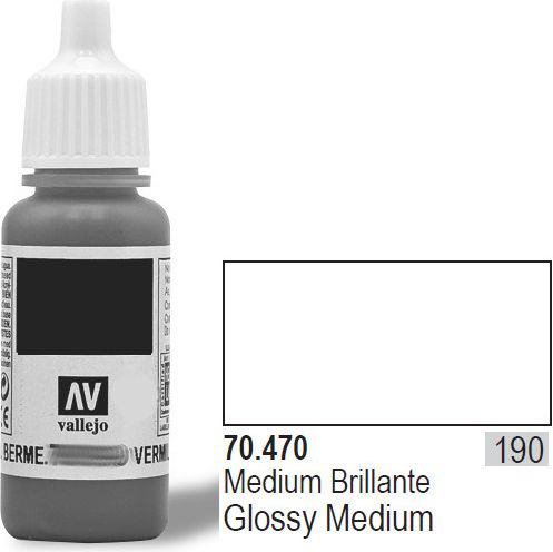 Vallejo Lakier Nr190 Gloss Medium 17ml - 70470