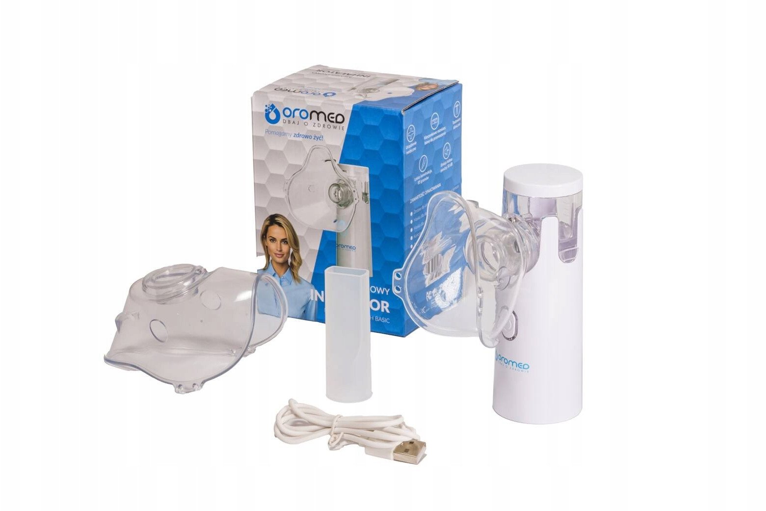 Inhalator nebulizator membranowy Oromed ORO-MESH BASIC one size