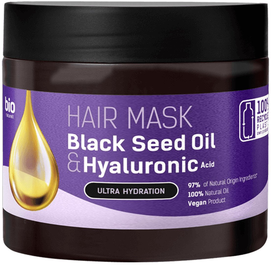 Bio Naturell Maska do włosów Black Seed Oil & Hyaluronic 295ml