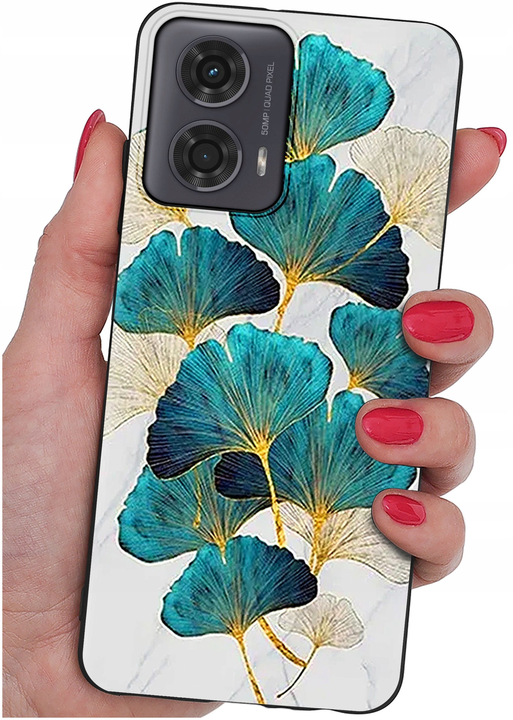 Etui do Motorola Moto G24 |G24 POWER |G04 |E14 WZORY |SILIKONOWE MATT SZKŁO