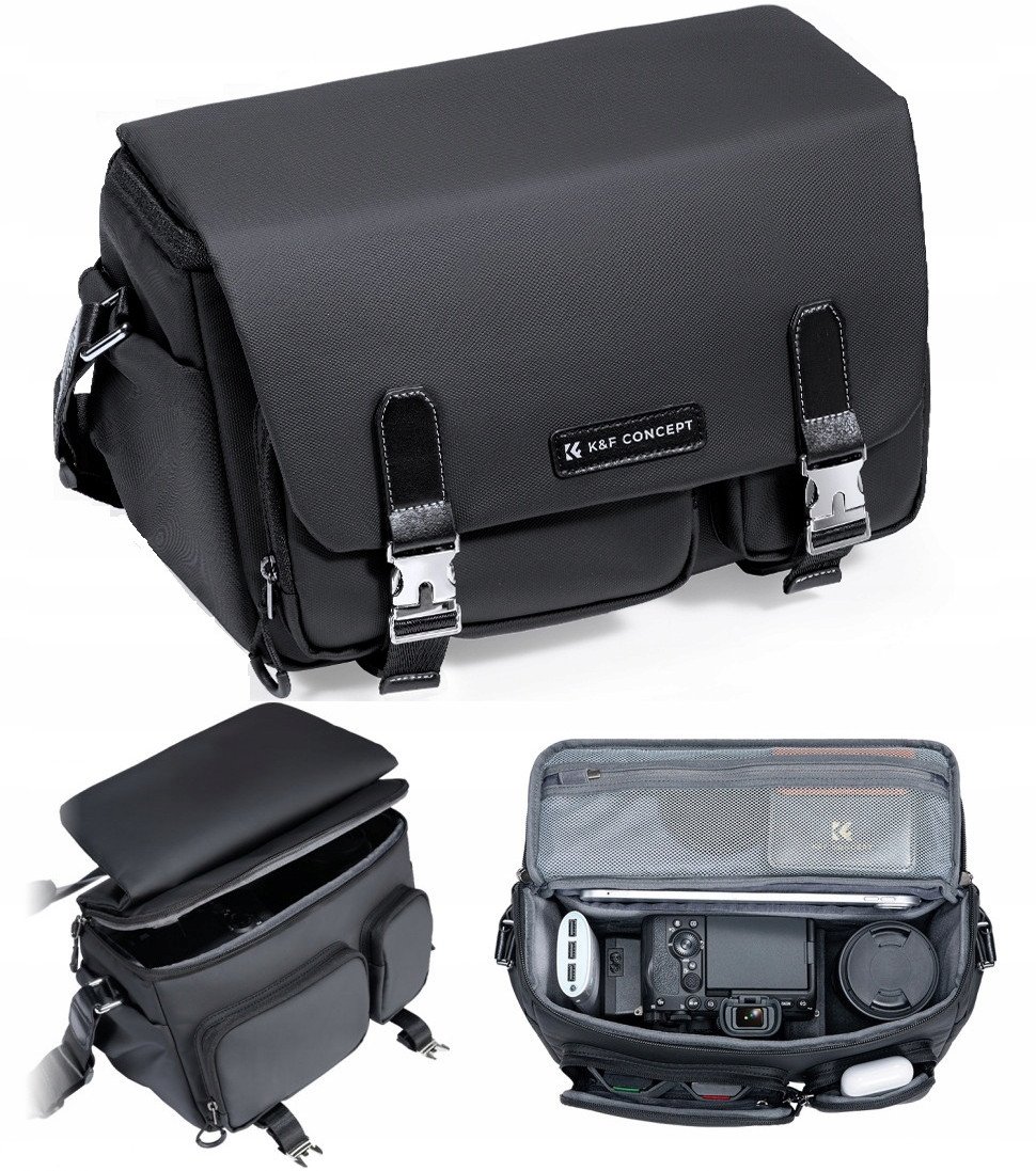 Torba Kf Torba Fotograficzna Kabura 10l Foto Sling Aparat Dslr Dron Kamera Gimbal / Kf13.142 / Czarny