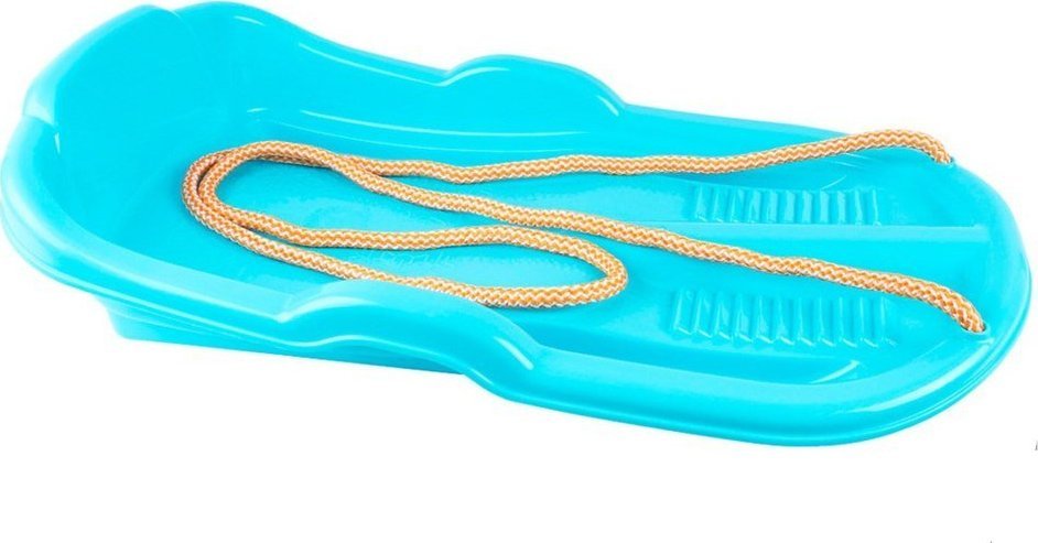 Technok Sanki Plastikowe Ślizg Ze Sznurkiem Niebieskie 6481