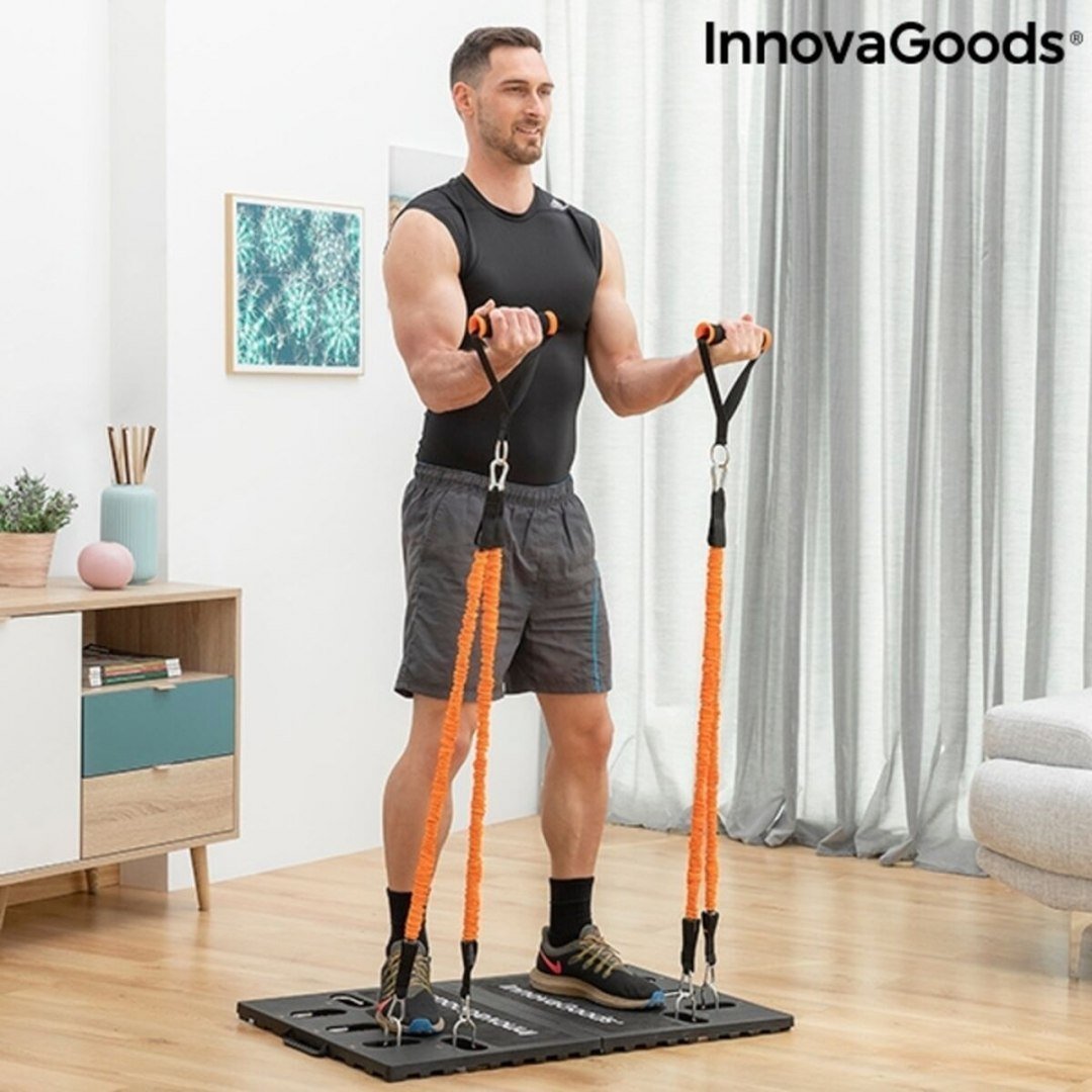 InnovaGoods Zintegrowany przenośny system treningowy z instrukcją z ćwiczeniami Gympak Max InnovaGoods