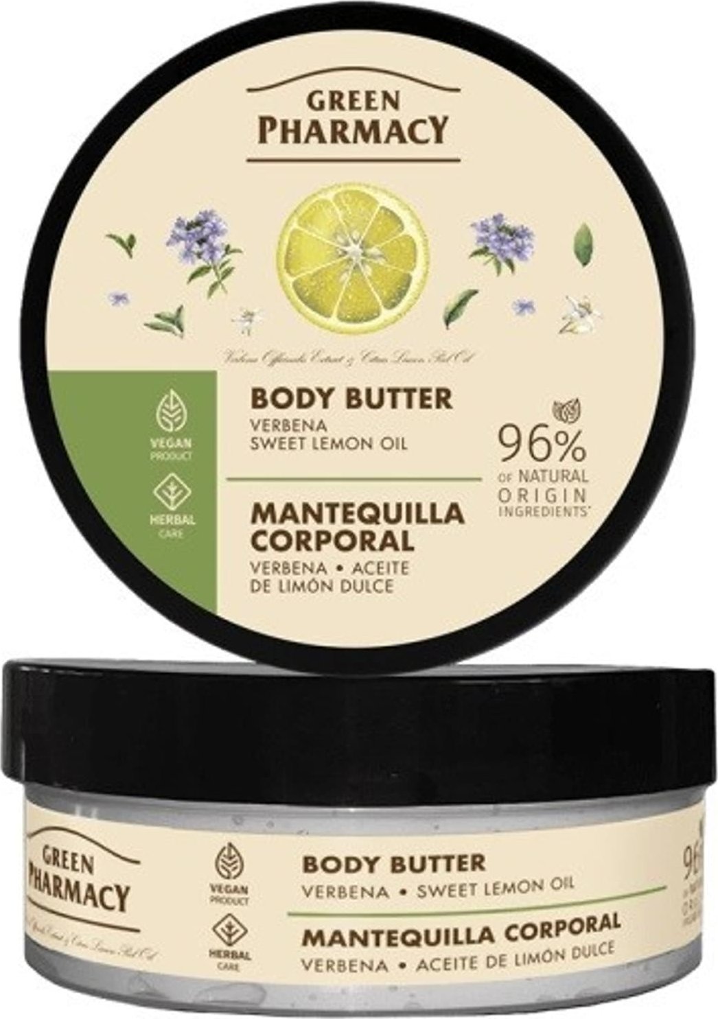 Green Pharmacy GREEN PHARMACY Multi Masło do ciała Werbena i Olejek ze słodkiej cytryny 200 ml