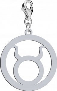 Radziszewska Jewellery Srebrny Charms Znak zodiaku BYK DEDYKACJA GRATIS