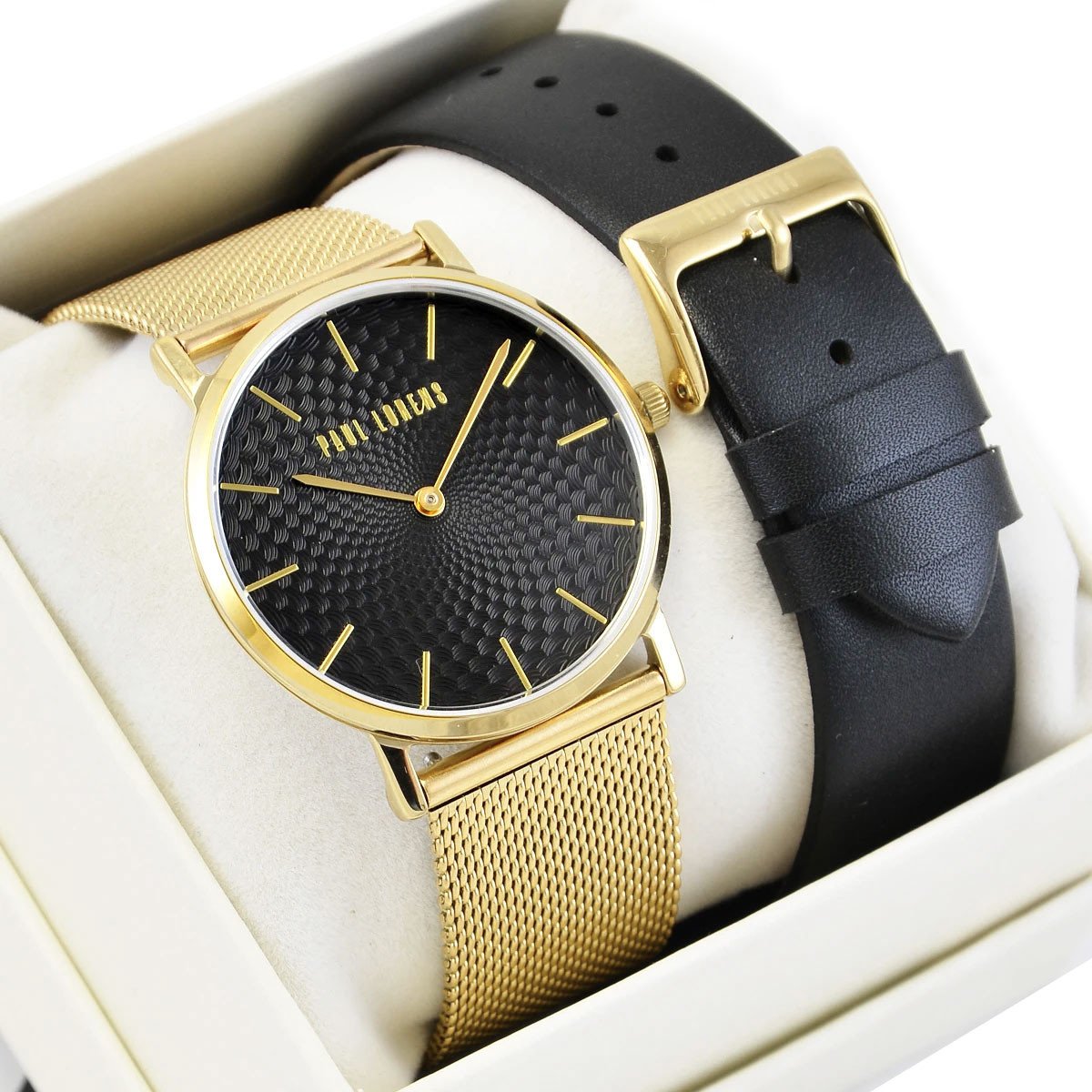 Zegarek damski Paul Lorens SEFIRA PL8709A1-1A2 z dwoma paskami