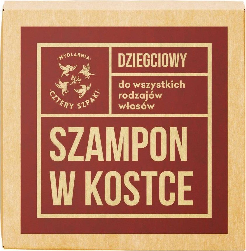 Mydlarnia Cztery Szpaki Szampon w kostce dziegciowy 75g