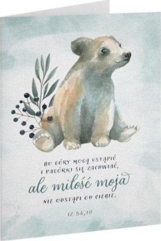 Szaron Kartka składana - Bo góry Miś