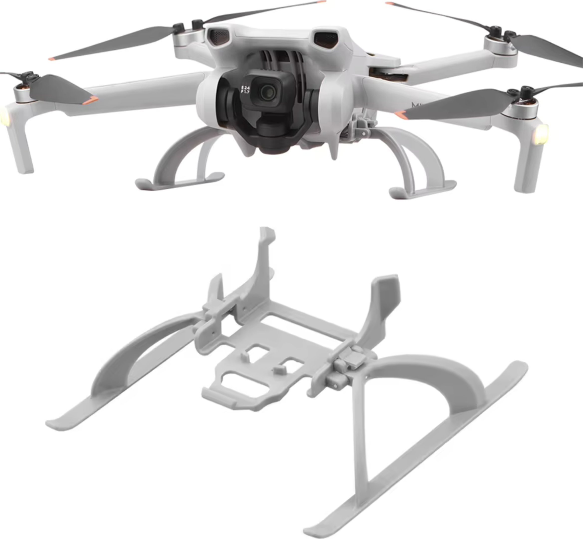 SKŁADANE SANKI NÓŻKI DO LĄDOWANIA PODWOZIE DO DJI MINI 3 / 3 PRO