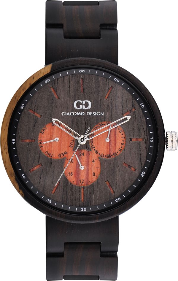 Zegarek Giacomo Design Drewniany męski GD08103