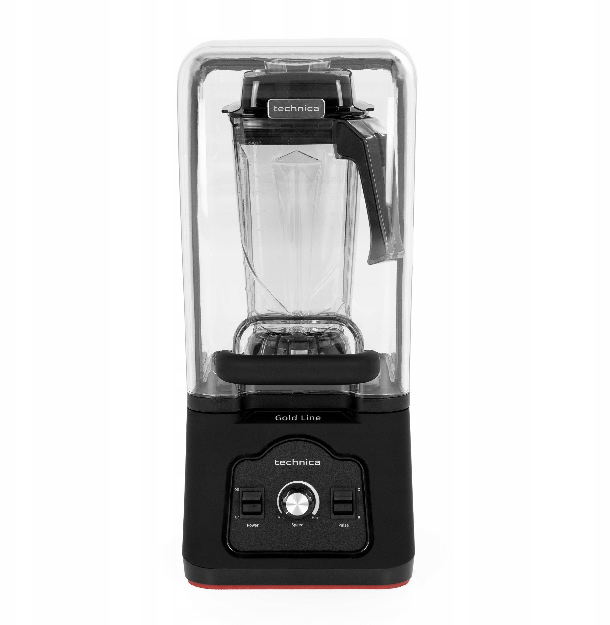 Blender barmański kielichowy z obudową tłumiącą hałas 1,68 kW, 230 V, 2,5 l, 260x235x550 mm | TECHNICA, Gold Line