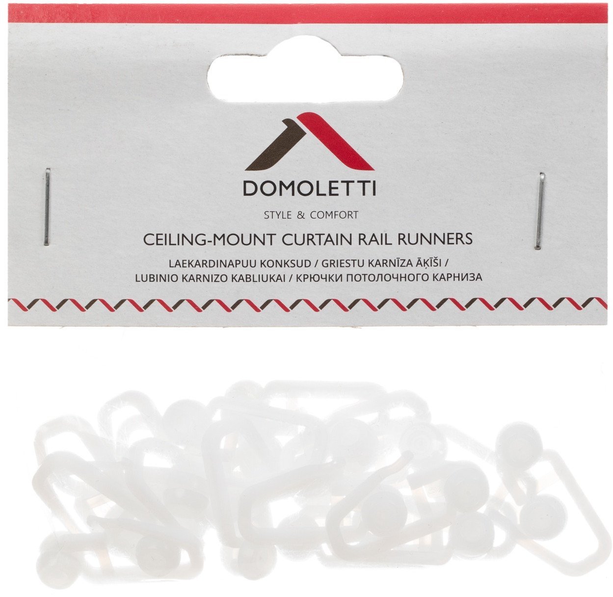 CEILING CURTAIN TRACK HOOKS 20 PCS.