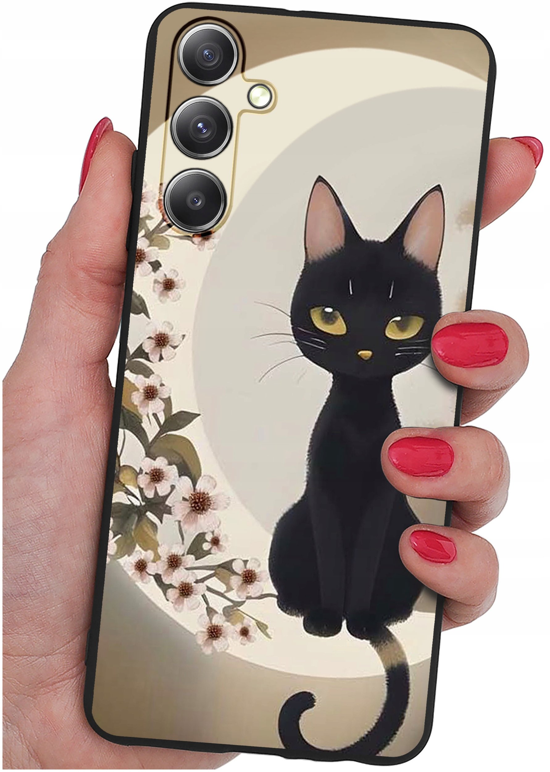 ETUI do Samsung Galaxy S23 FE WZORY |SILIKONOWE MATT CASE + SZKŁO 9H