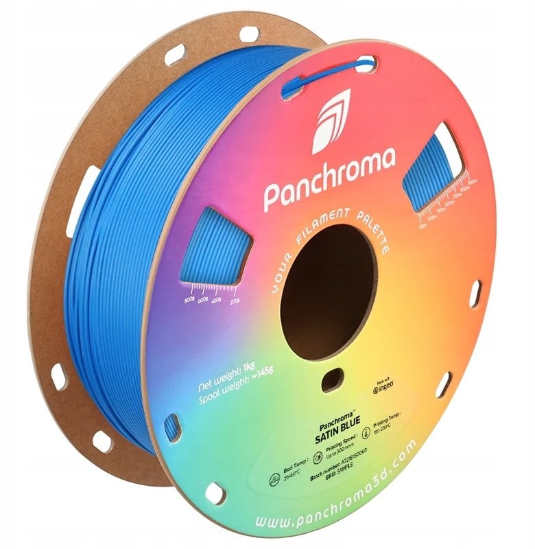 Panchroma PLA Satin 1.75mm 1kg - Satin Blue